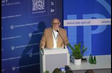 Otwarcie konferencji przez Janusza Krasonia - Dyrektora Ośrodka Szkolenia PIP.